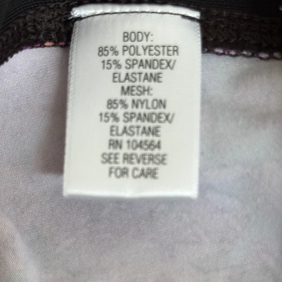 GAIAM Purple and Orange Sports Bra with Strappy Back - Picture 5 of 6